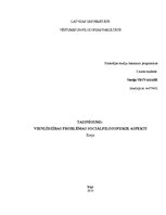 Eseja 'Taisnīgums: vienlīdzības problēmas sociālfilosofiskie aspekti', 1.