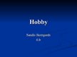 Prezentācija 'Hobby', 1.