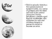 Prezentācija 'The Book "The Moon and The Sixpence"', 4.