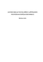 Diplomdarbs 'Jaunākā skolas vecuma bērnu lasītprasmes veicināšanas iespējas sākumskolā', 1.
