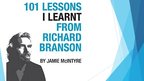 Prezentācija '"101 Lessons I Learnt From Richard Branson" by Jamie McIntyre', 2.