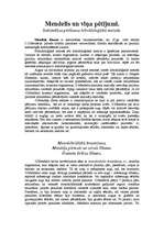 Referāts 'Mendelis un viņa pētījumi', 1.