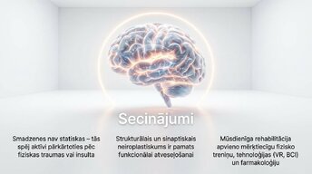 Prezentācija 'Vai smadzenes spēj pārveidoties pēc traumas vai insulta', 13.
