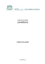 Konspekts 'Trases piketāža', 1.