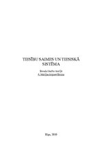 Konspekts 'Tiesību saimes un tiesiskā sistēma', 1.