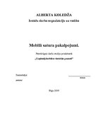 Referāts 'Mobilā satura pakalpojumi', 1.