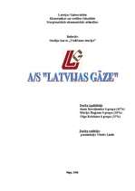 Referāts 'A/s "Latvijas Gāze"', 1.