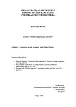 Konspekts 'Aptaujas posmi. Aptauju veidi. Intervēšana', 1.