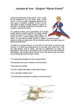 Konspekts 'Antuāna de Sent–Ekziperī darbs "Mazais Princis"', 1.