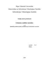 Referāts 'Optimāla pasākumu plāna sastādīšana pie ierobežotiem resursiem', 4.