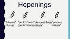 Prezentācija 'Hepenings', 8.