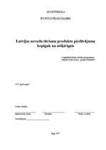 Referāts 'Latvijas novadu tūrisma produktu piedāvājuma kopīgais un atšķirīgais', 1.