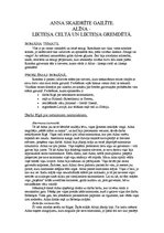 Konspekts 'Anna Skaidrīte Gailīte "Alīna. Likteņa celtā un likteņa gremdētā"', 1.