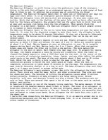 Eseja 'The American Alligator ', 1.