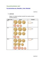 Paraugs 'Nodarbības plāns Matemātika 2. klase Nauda', 3.