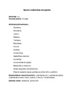 Konspekts 'Sporta nodarbības konspekts pirmsskolai', 1.