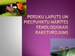 Prezentācija 'Persiku laputs un piecpunktu mārītes fenoloģiskais raksturojums un divu dažādu e', 1.