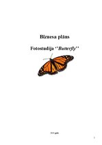 Biznesa plāns 'Biznesa plāns IK "Butterfly"', 1.