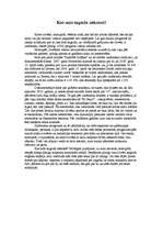 Eseja 'Kas mūs sagaida nākotnē?', 1.