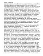 Eseja 'Thoughts on Modernism ', 1.