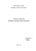 Referāts 'Ilgtspējīgas energoapgādes iespējas Svētes pagastā', 1.