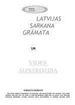 Referāts 'Latvijas Sarkanā grāmata un vides aizsardzība', 1.