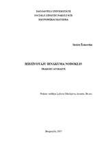 Prakses atskaite 'Iedzīvotāju ienākuma nodoklis', 1.
