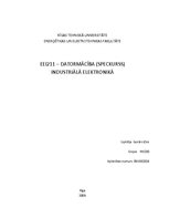 Referāts 'Industriālās elektronikas speckursa semestra noslēguma darbs', 1.