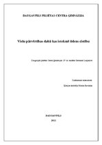 Referāts 'Ūdens cietību ietekmējošas vielu pārvērtības dabā', 1.