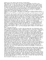 Eseja 'Pornography in the Media', 2.