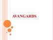 Prezentācija 'Avangards', 1.