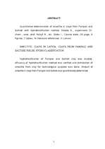 Referāts 'Kvantitatīvā smektītu noteikšana Pampāļu un Saltišču mālos ar hidroklasifikācija', 3.