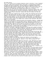 Eseja 'Simple Saying (the Title) - It Is about a Girl Visiting a Poor School in the Bro', 1.