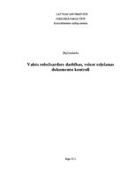 Diplomdarbs 'Valsts robežsardzes darbības, veicot ceļošanas dokumentu kontroli', 1.