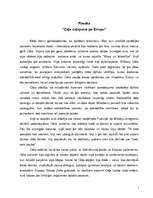 Eseja 'Pasaka "Cāļa ceļojums pa Eiropu"', 1.