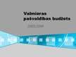 Prezentācija 'Valmieras pašvaldības budžeta apskats', 1.