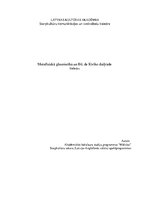 Referāts 'Metafiziskā glezniecība un Dž. de Kīriko daiļrade', 1.