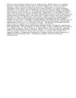 Eseja 'Summary of "What is Communications."', 1.