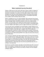 Eseja 'Mani ceļabiedri latviešu literatūrā', 1.