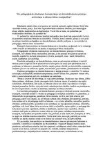 Eseja 'Vai pedagoģiskās attieksmes humanizācija un demokrātiskuma principu ievērošana i', 1.