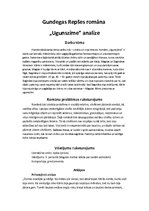 Konspekts 'Gundegas Repšes romāna "Ugunszīme" analīze', 1.