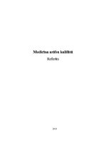 Referāts 'Medicīna arābu kalifātā', 1.