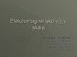 Prezentācija 'Elektromagnētisko viļņu skala', 1.