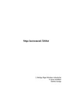 Konspekts 'Stīgu instrumenti Āfrikā', 1.