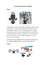 Konspekts 'Trīs Latvijā ražoti inovatīvi produkti', 1.