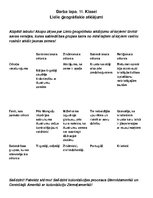 Konspekts 'Darba lapa. Lielie ģeogrāfiskie atklājumi', 1.