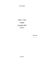 Konspekts 'Anitas tēls Viļa Lāča romānā "Zvejnieka dēls"', 1.