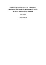 Konspekts 'Kvantitatīvās aptaujas veidi', 1.