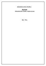 Referāts 'Administratīvo tiesību raksturojums', 1.