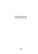 Referāts 'Pedagoģiskās problēmas analīze', 1.